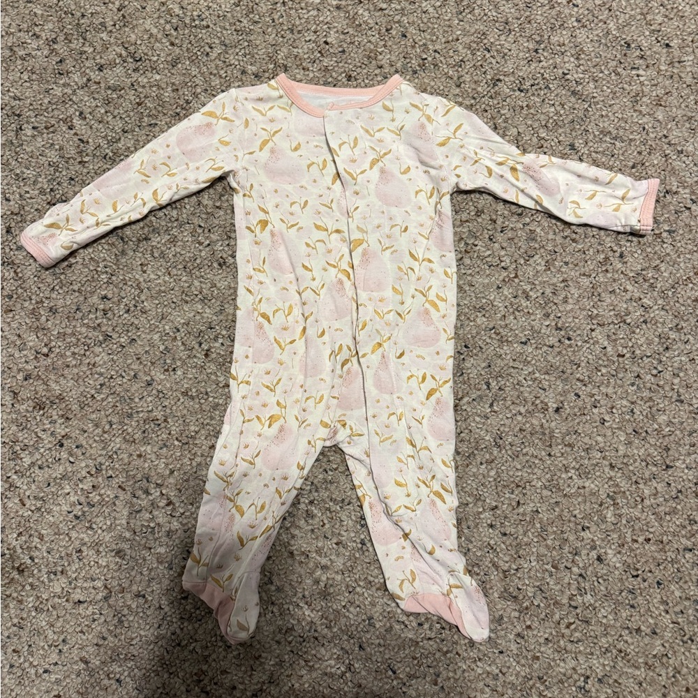 Floral Pink Baby One Piece